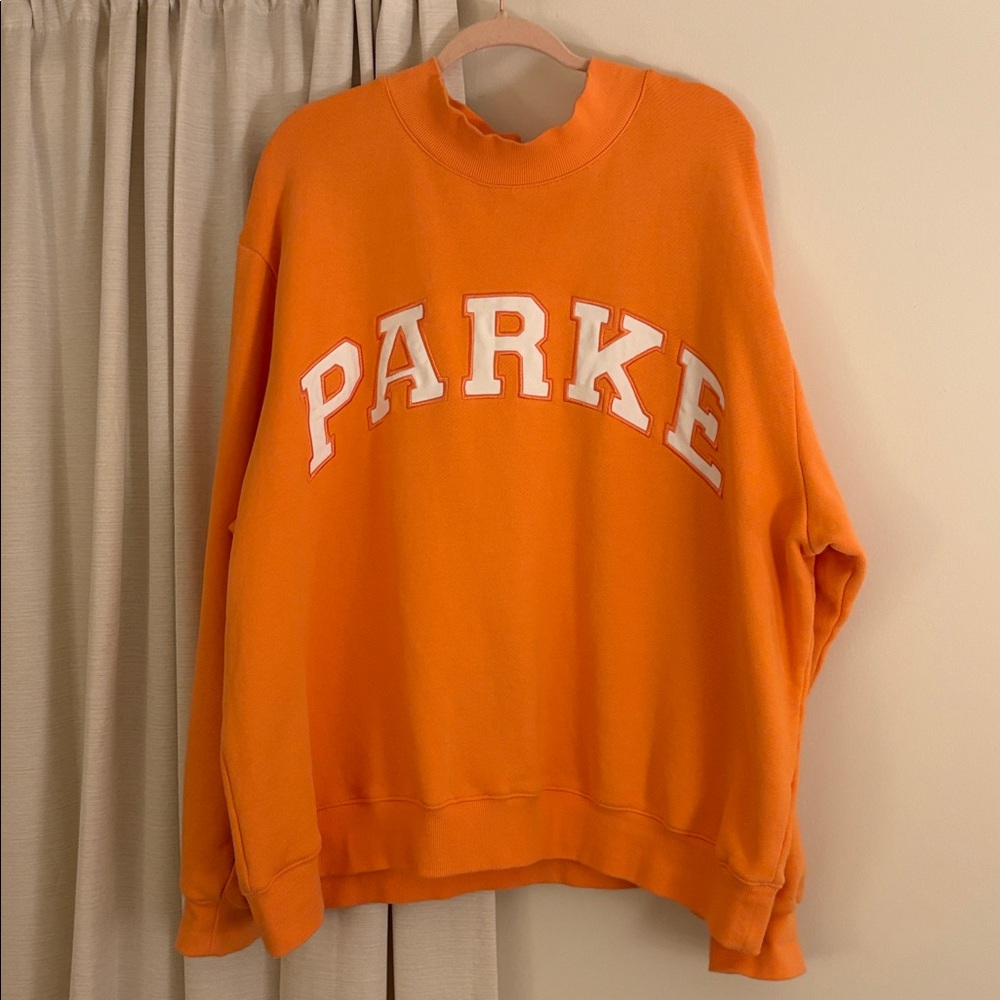 Parke Mockneck. Creamsicle color. Summerland collection. Size XXL